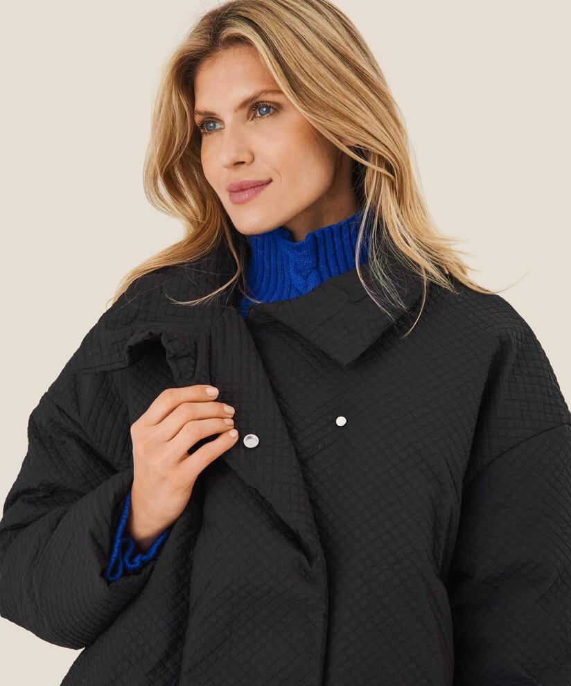 Tabine Down Coat, Black
