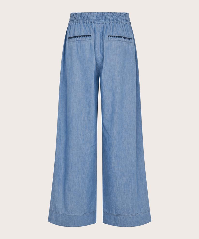 Paxine Denim Trousers, Blue Denim