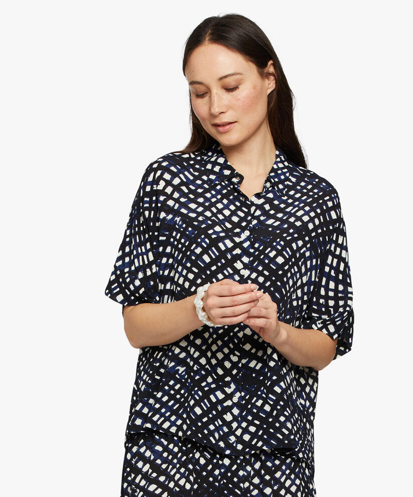 IASNA SHIRT, Medieval blue