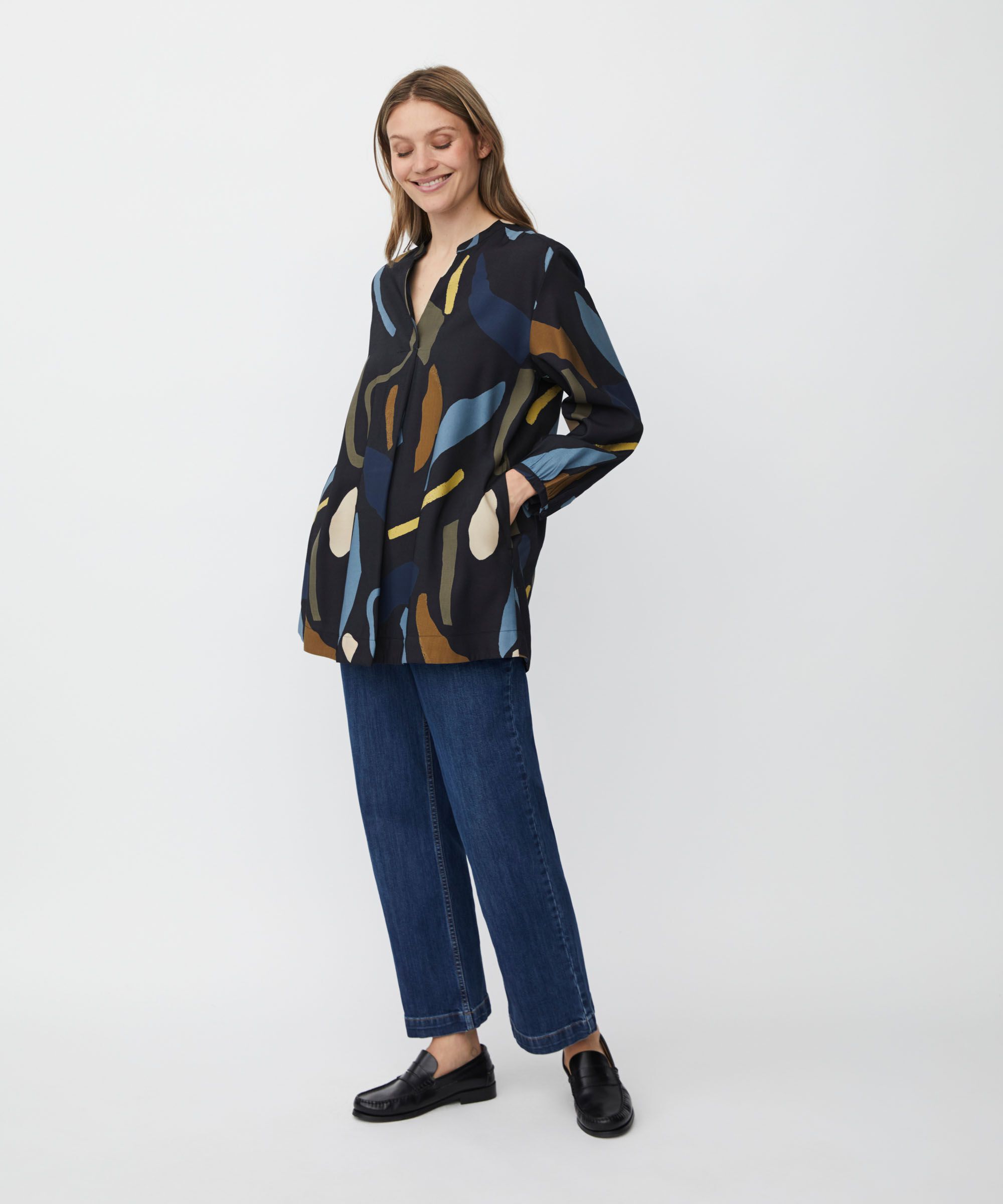 Genevra Tunic, Proven Blue