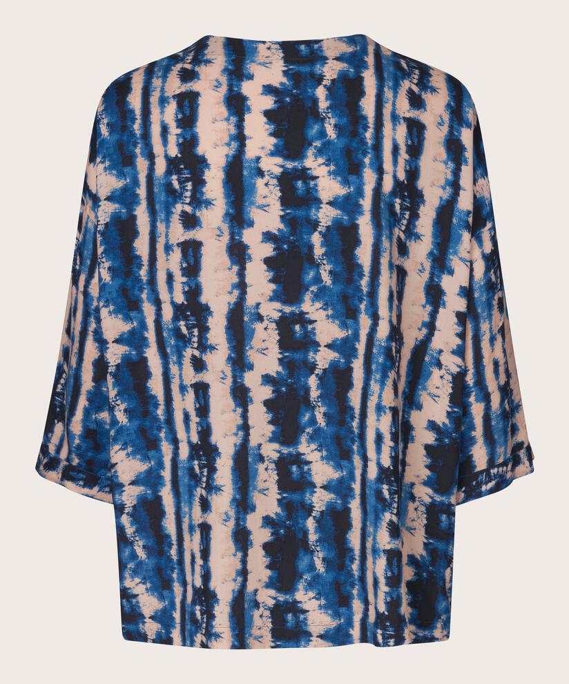 Becca Blouse, Navy Peony