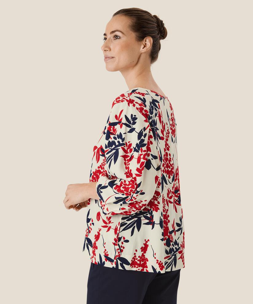 Ducilla Blouse, Whitecap