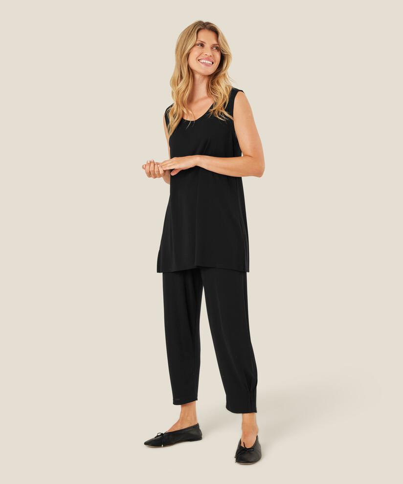 Elta JERSEY Top, Black
