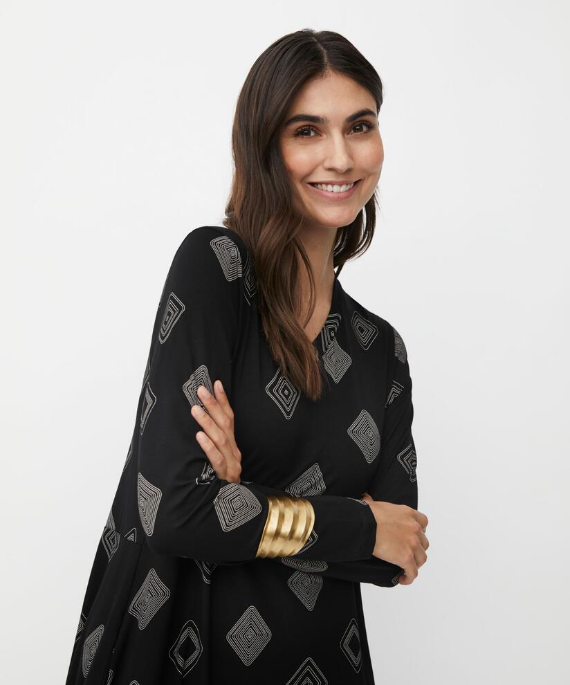 Natsuko JERSEY Dress, Black