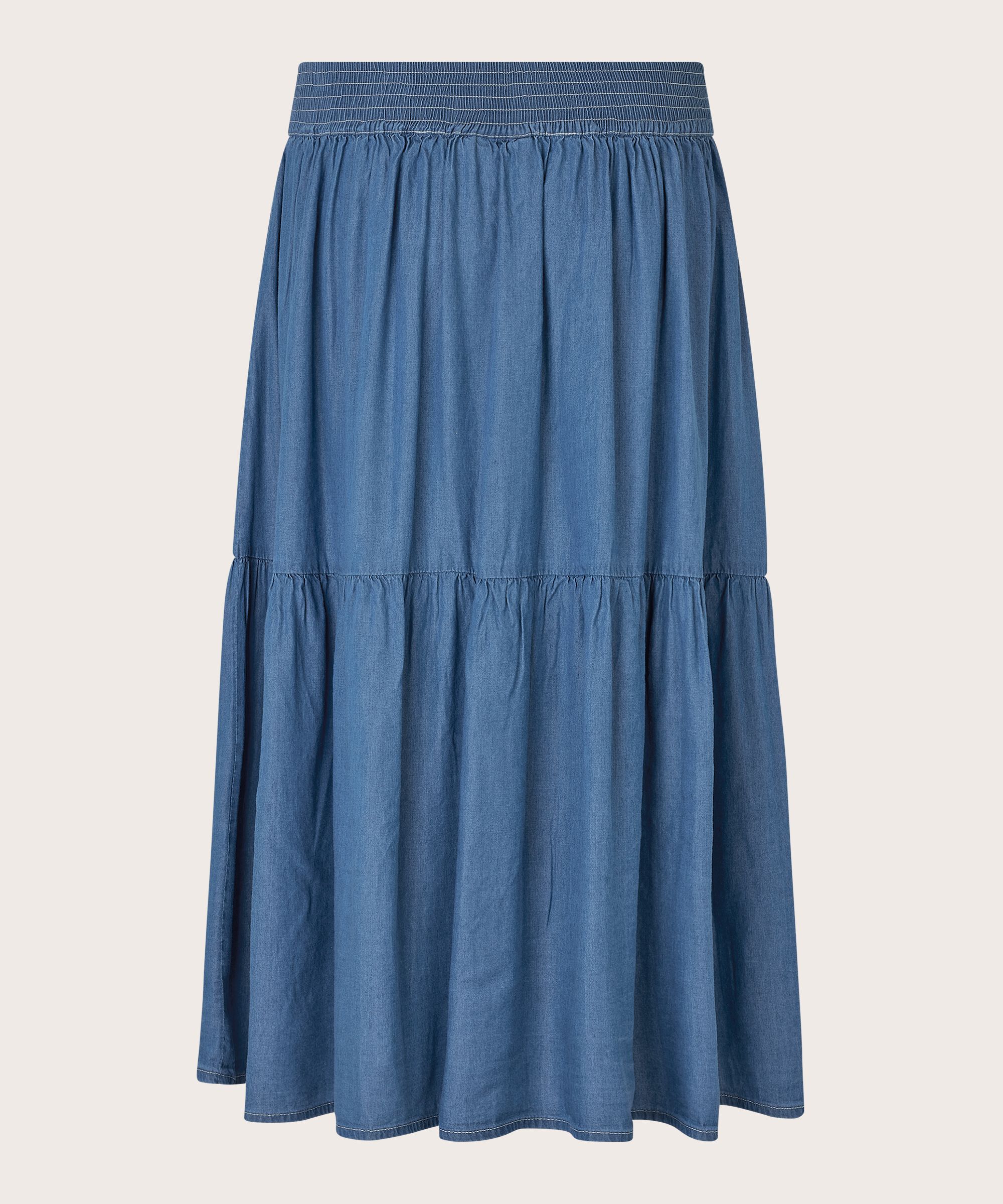 SUSAN SKIRT, Blue Denim