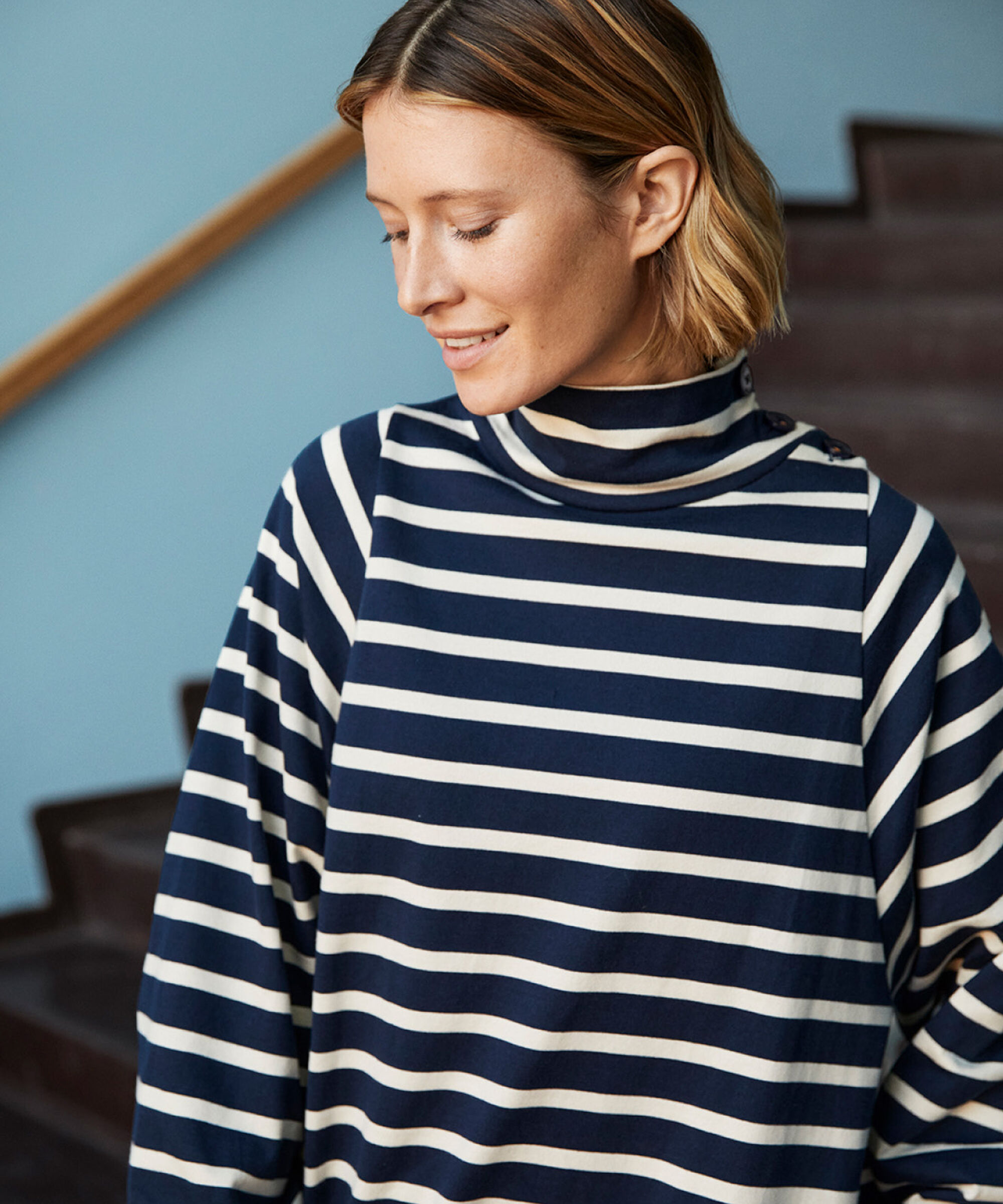 Nejanas JERSEY Dress, Navy Blazer