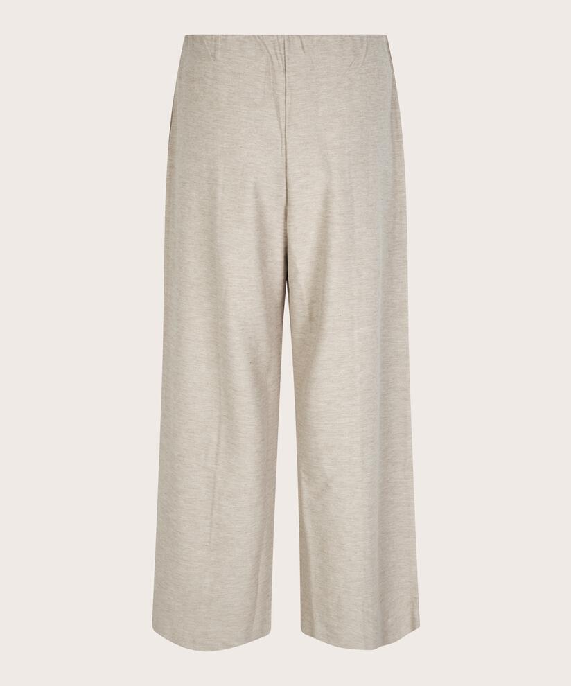 Pilvi JERSEY Trousers, Beige melange