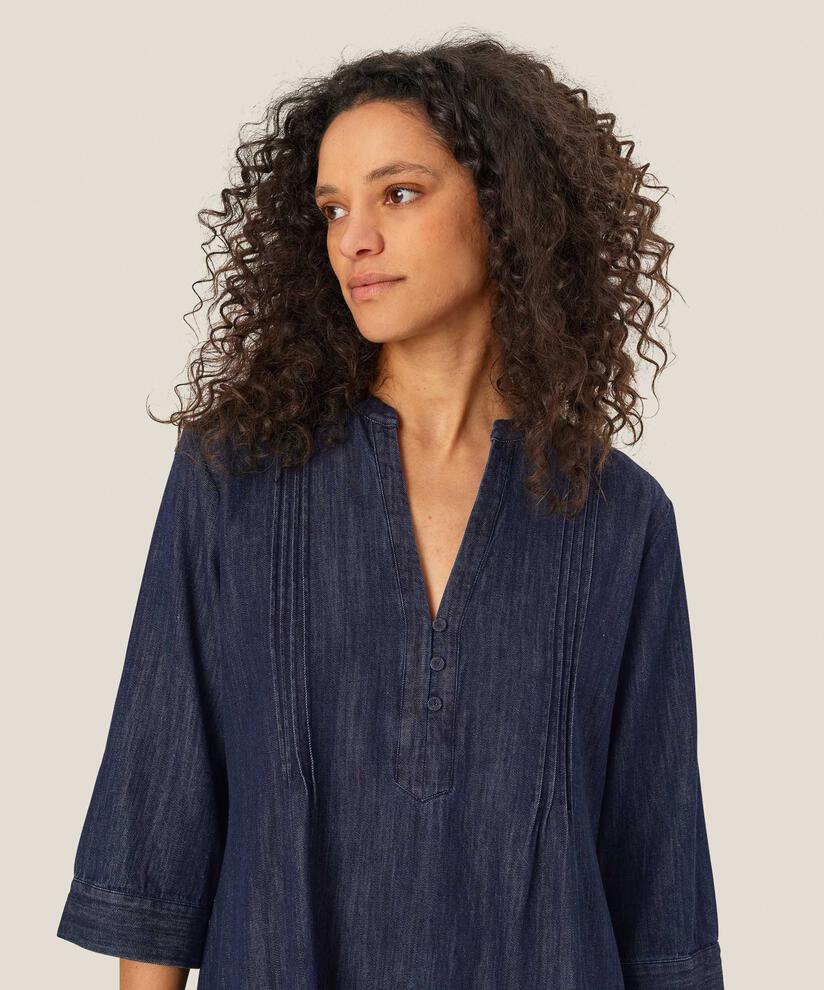 Nakilla Denim Dress, Dark Denim