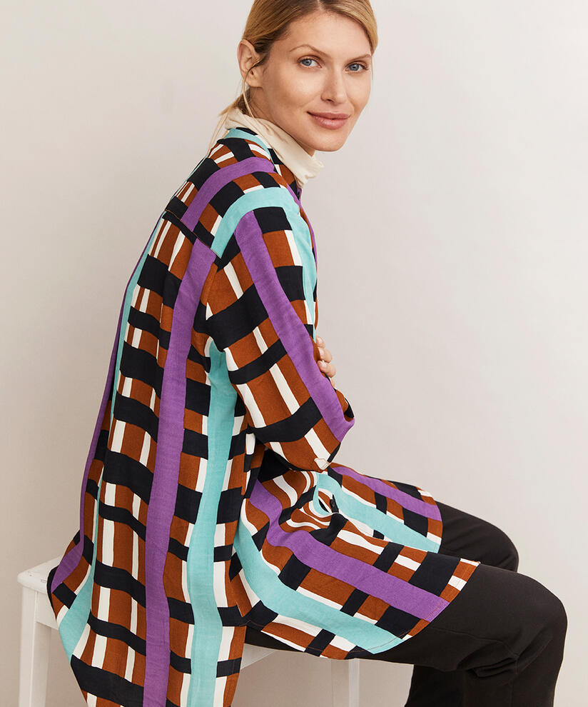 IRIS SHIRT, Sunset Purple