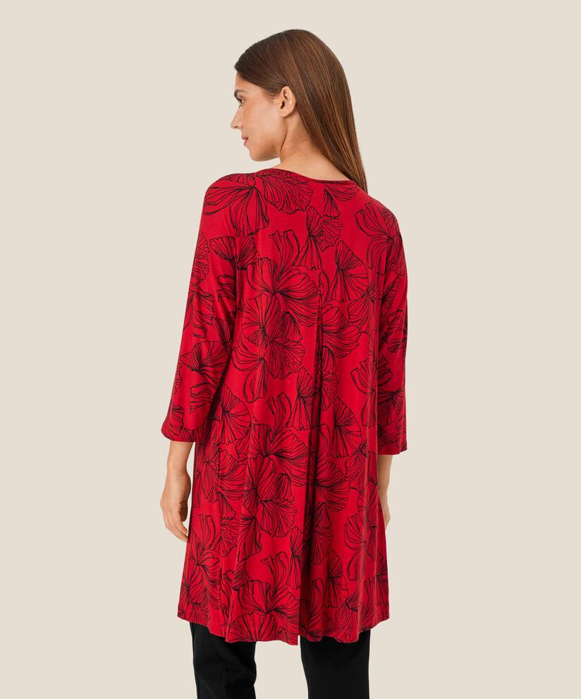 Gertine JERSEY Tunic, Haute Red