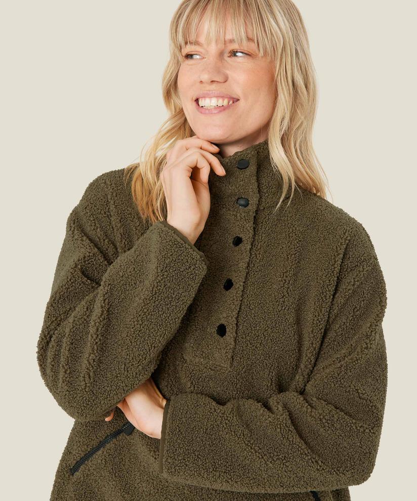 Biner Teddy Fleece Jumper, Sea Turtle