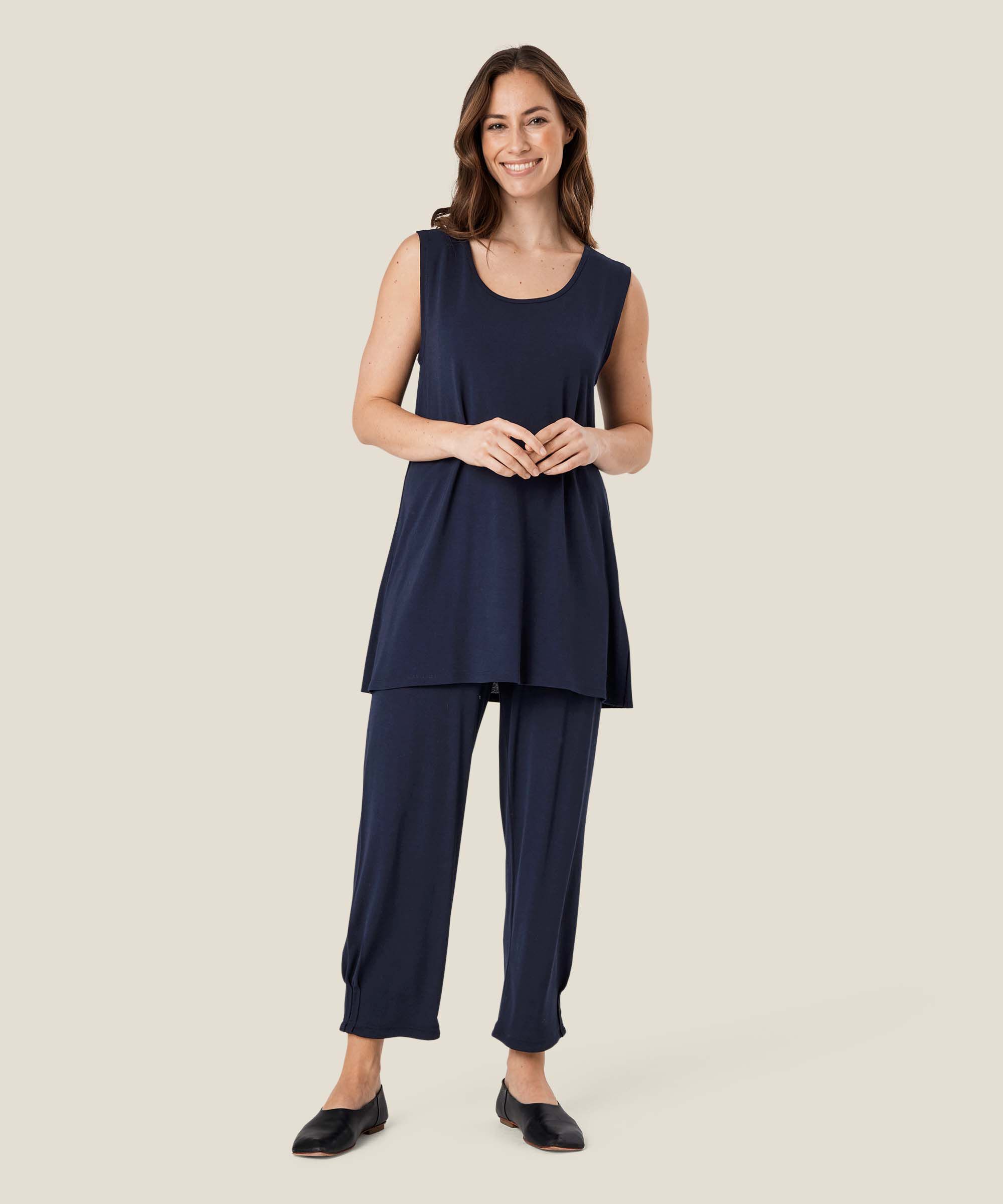 Patti JERSEY Trousers, Navy