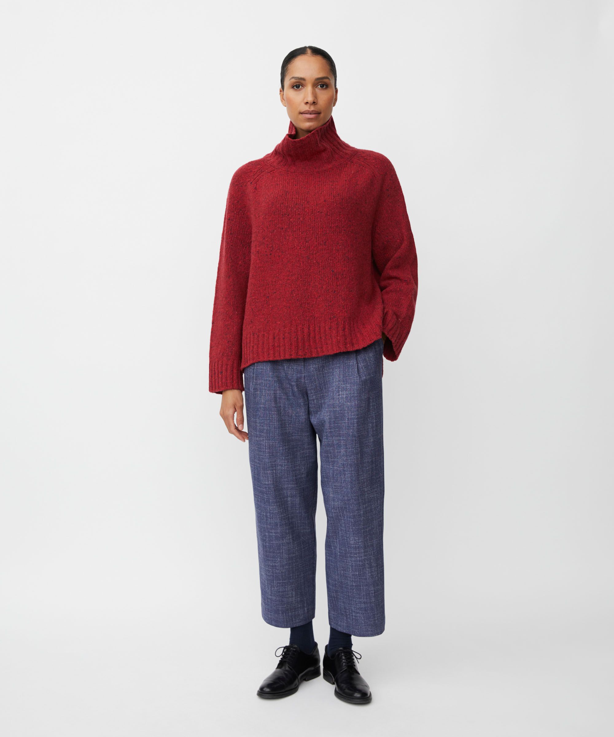 Fenoria Pullover, Red Dahlia