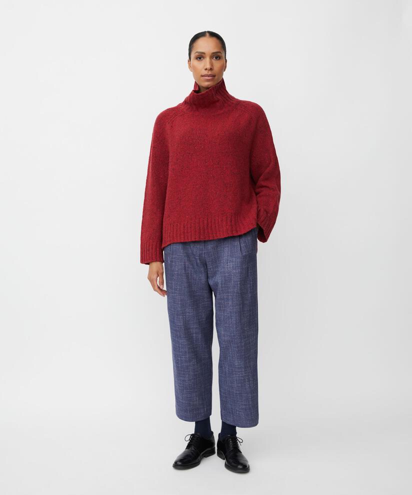Fenoria Pullover, Red Dahlia