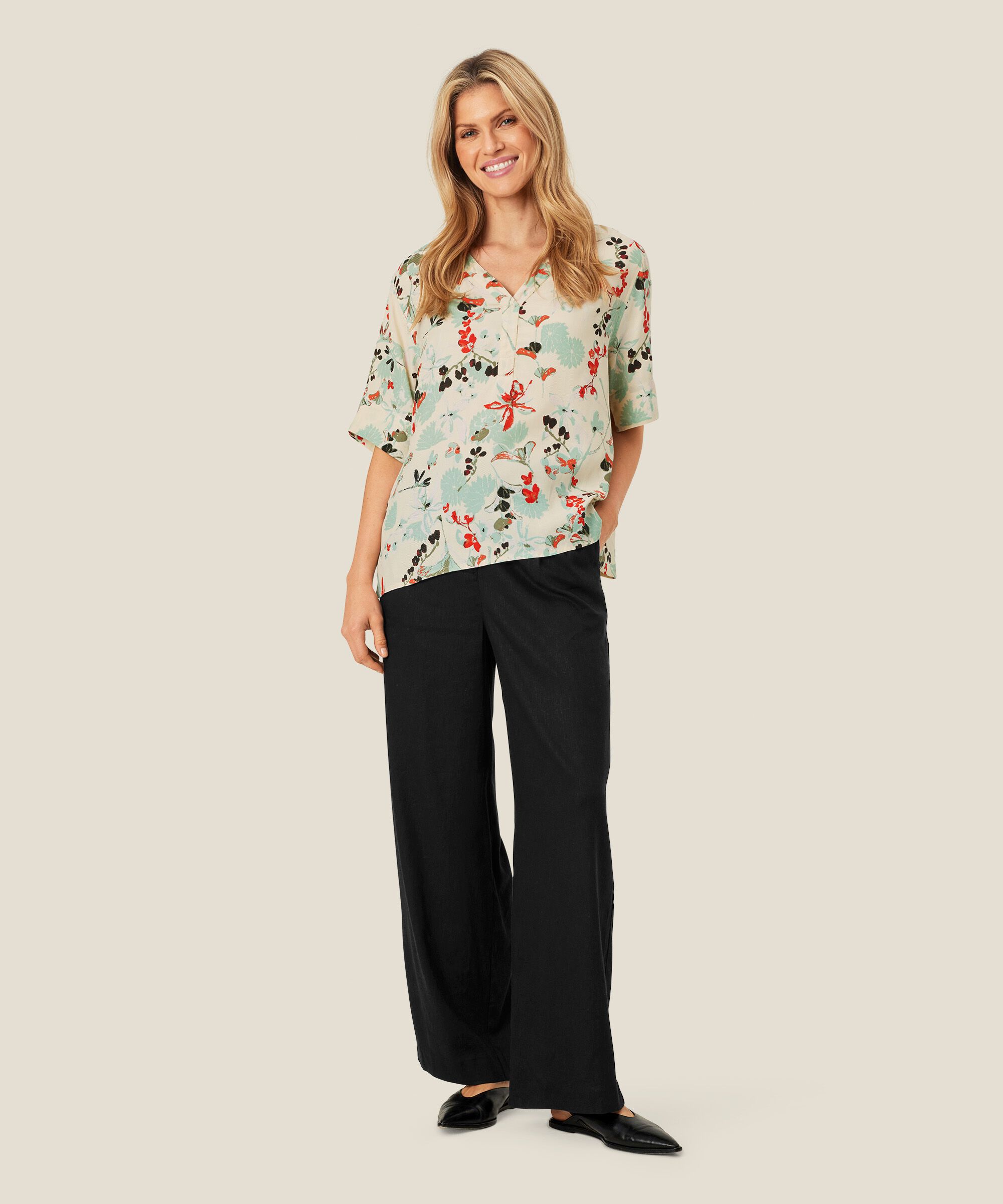 Parmone Trousers, Black