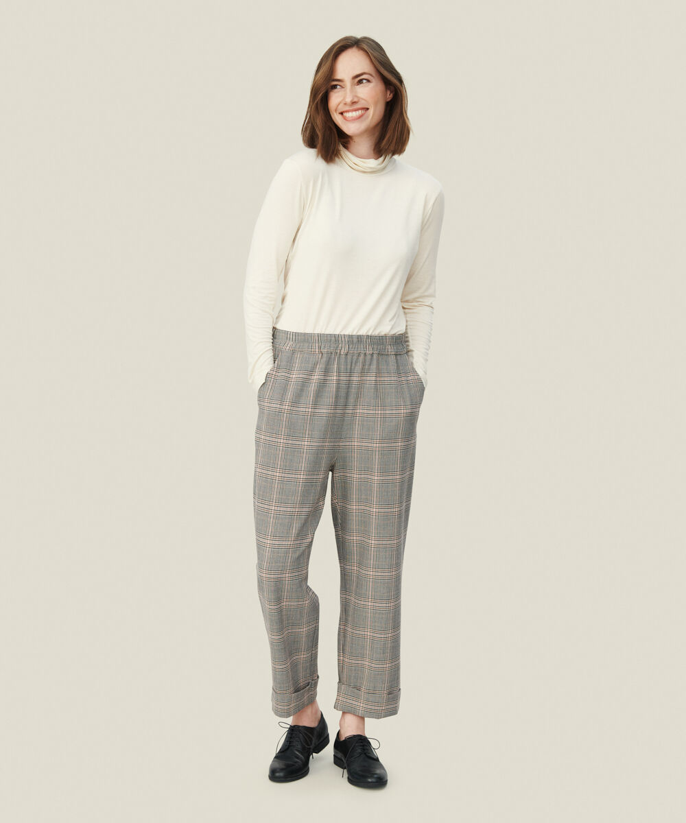 PAMELLE TROUSERS, Dusty Rose
