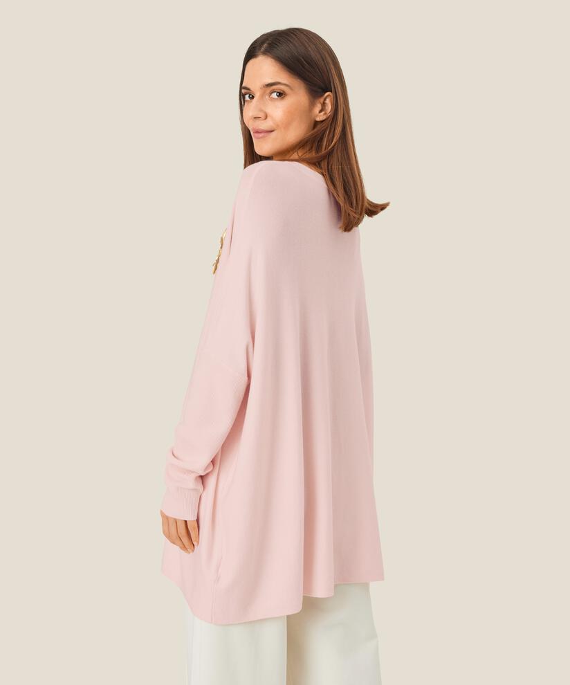 Fronia Jumper, Mauve Chalk