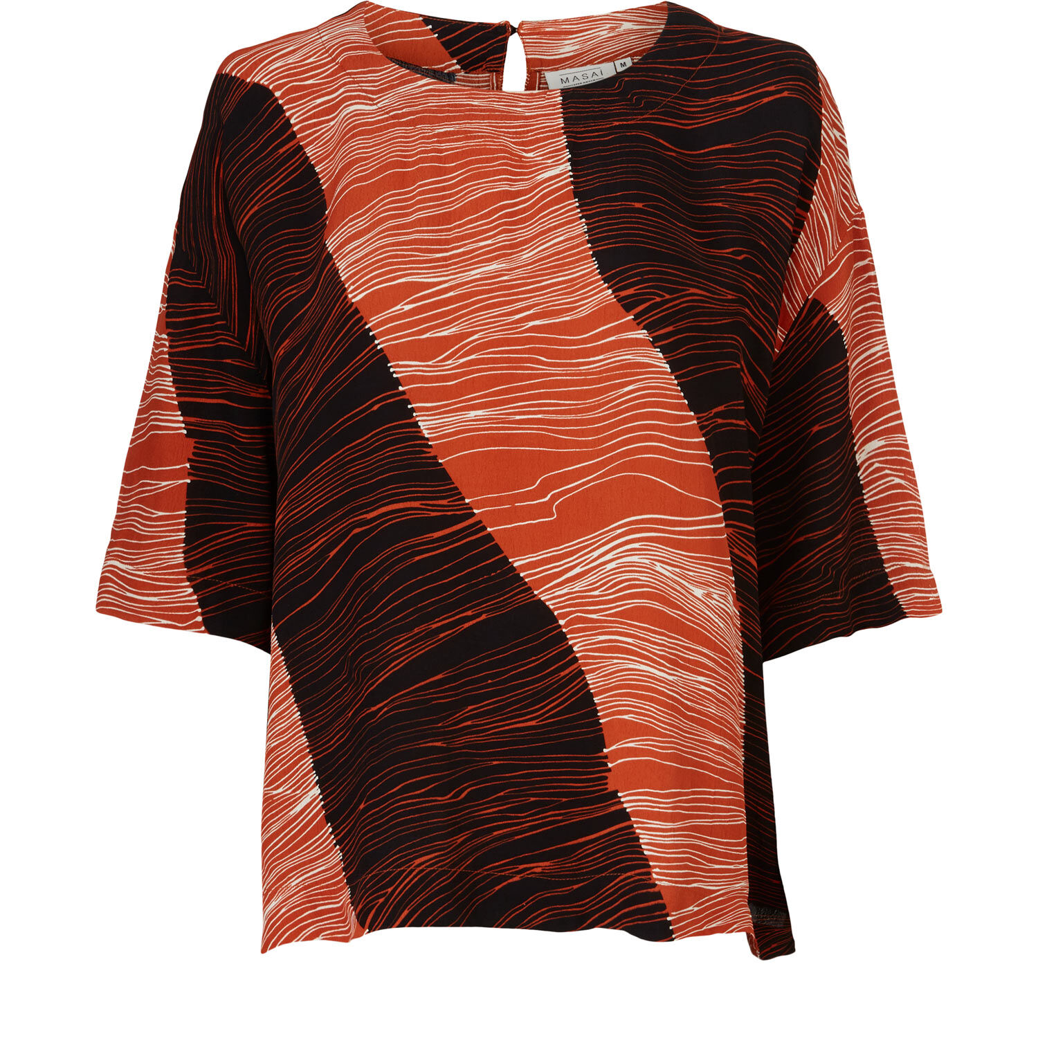 DEGANA TOP , Burnt Ochre