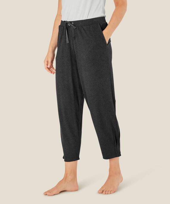 PERSINI JERSEY TROUSERS, D. Grey mel.
