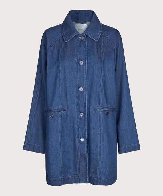 Tam Denim Coat, Dark Denim