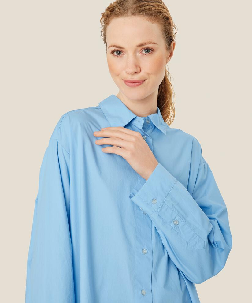 Idette Shirt, Powder Blue