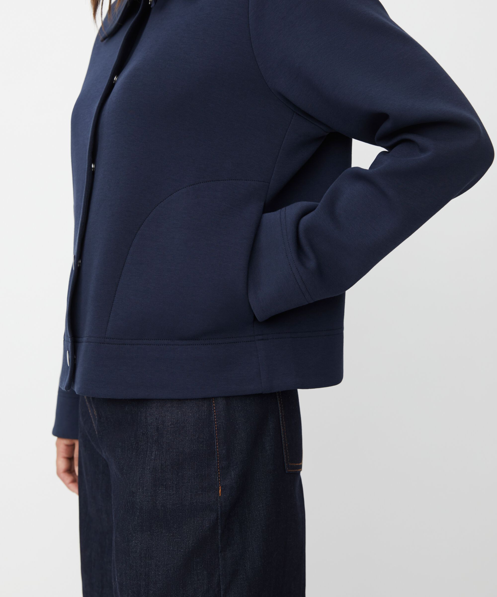Justino JERSEY Jacket, Navy Blazer