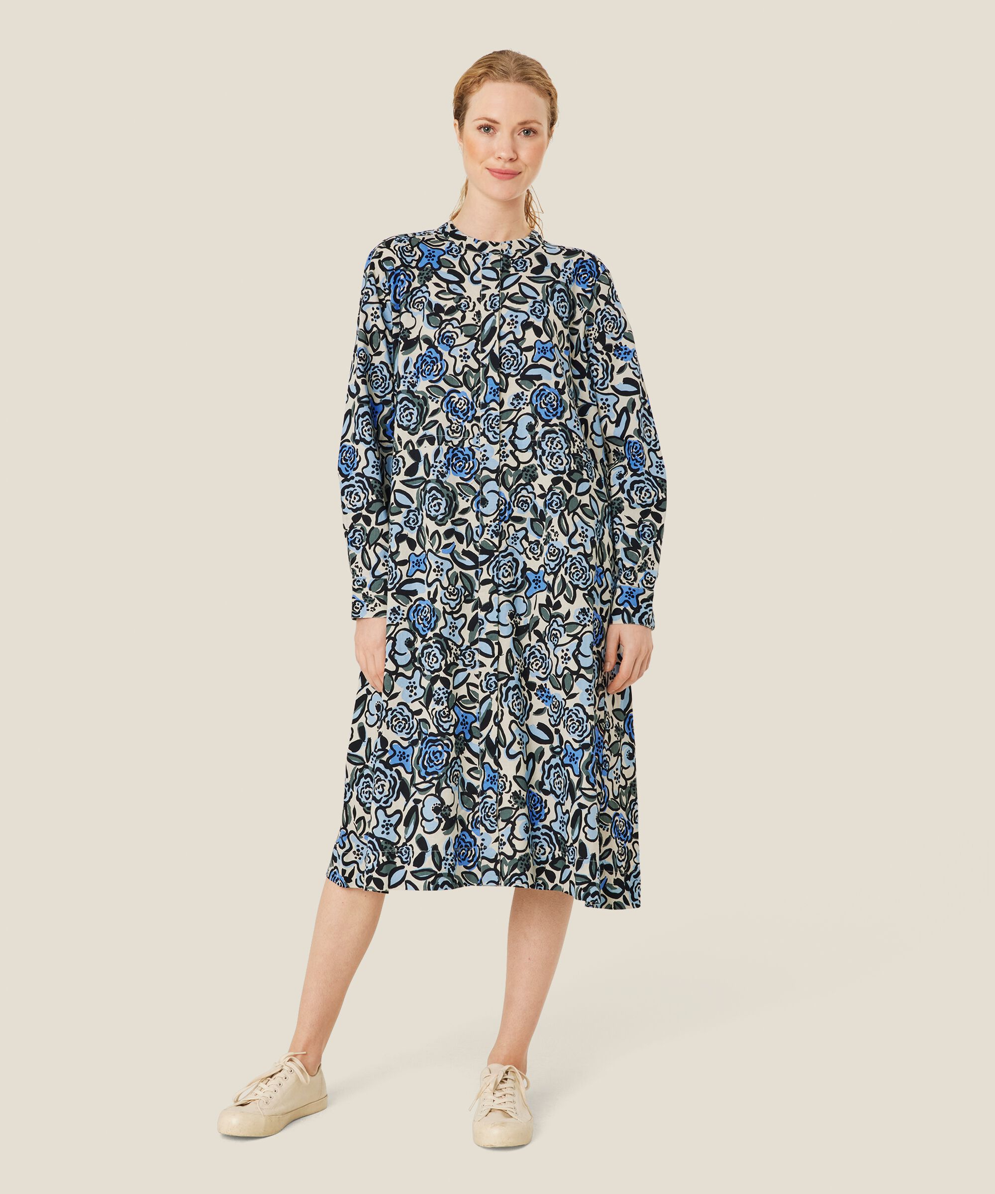 Nataly Dress, Blue Bonnet