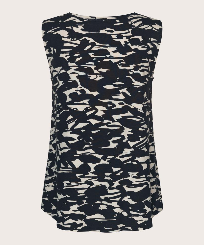 Elisa JERSEY Top, Black