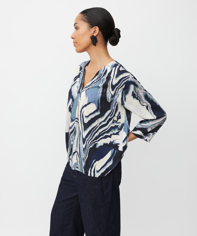 Daciana Blouse, Wisteria