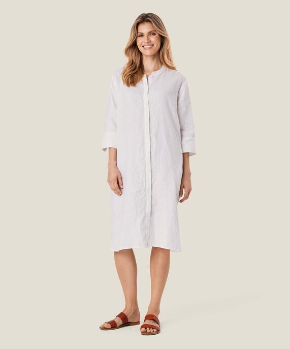 Nimes Dress, White