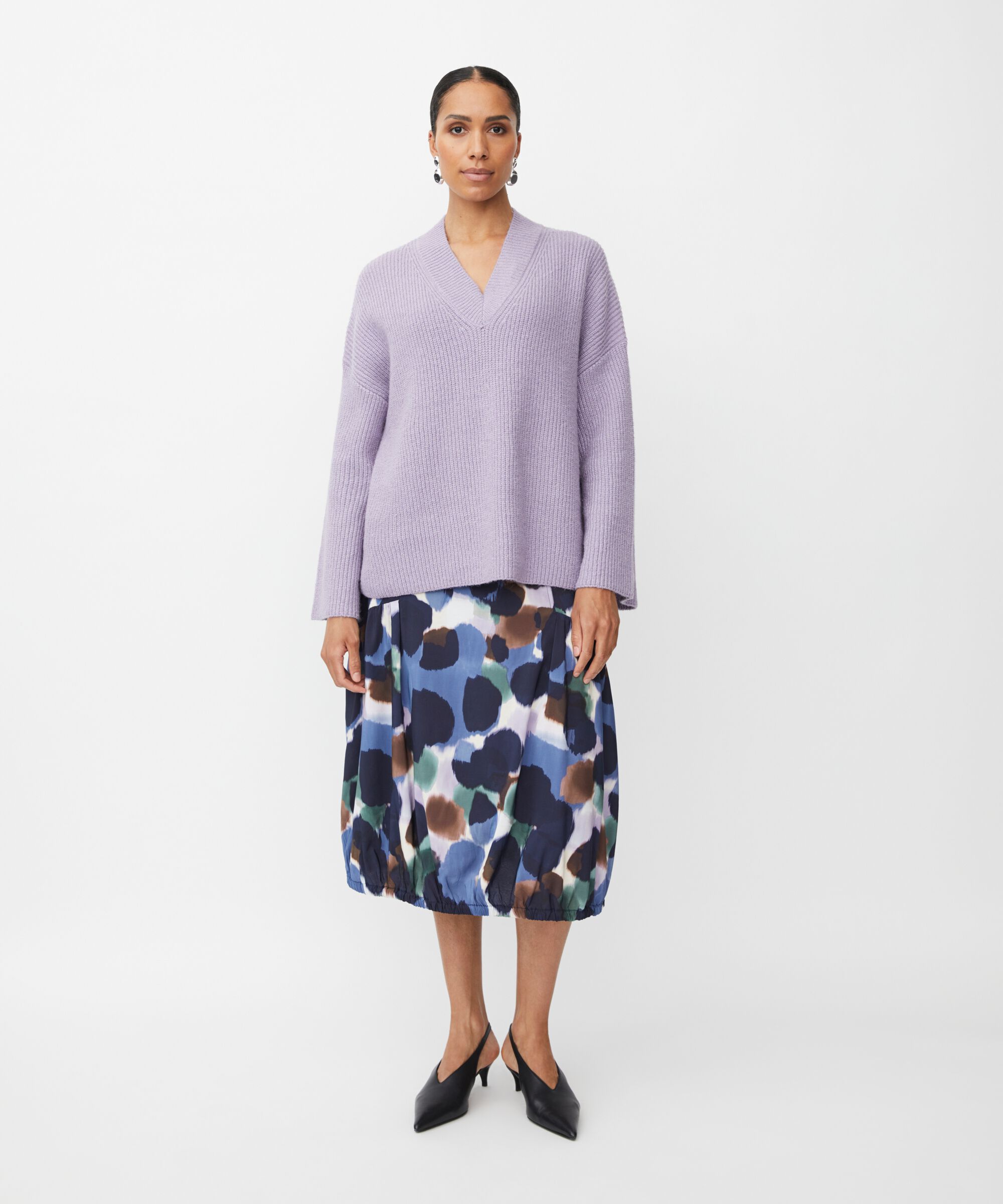Sucela Skirt, Navy Blazer