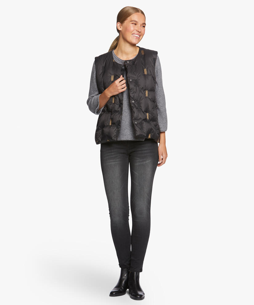TINKI DOWN GILET, Desert Taupe