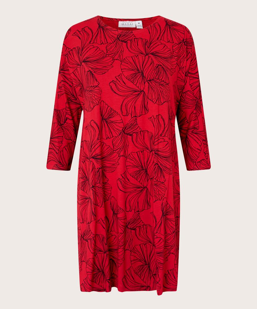 Gertine JERSEY Tunic, Haute Red