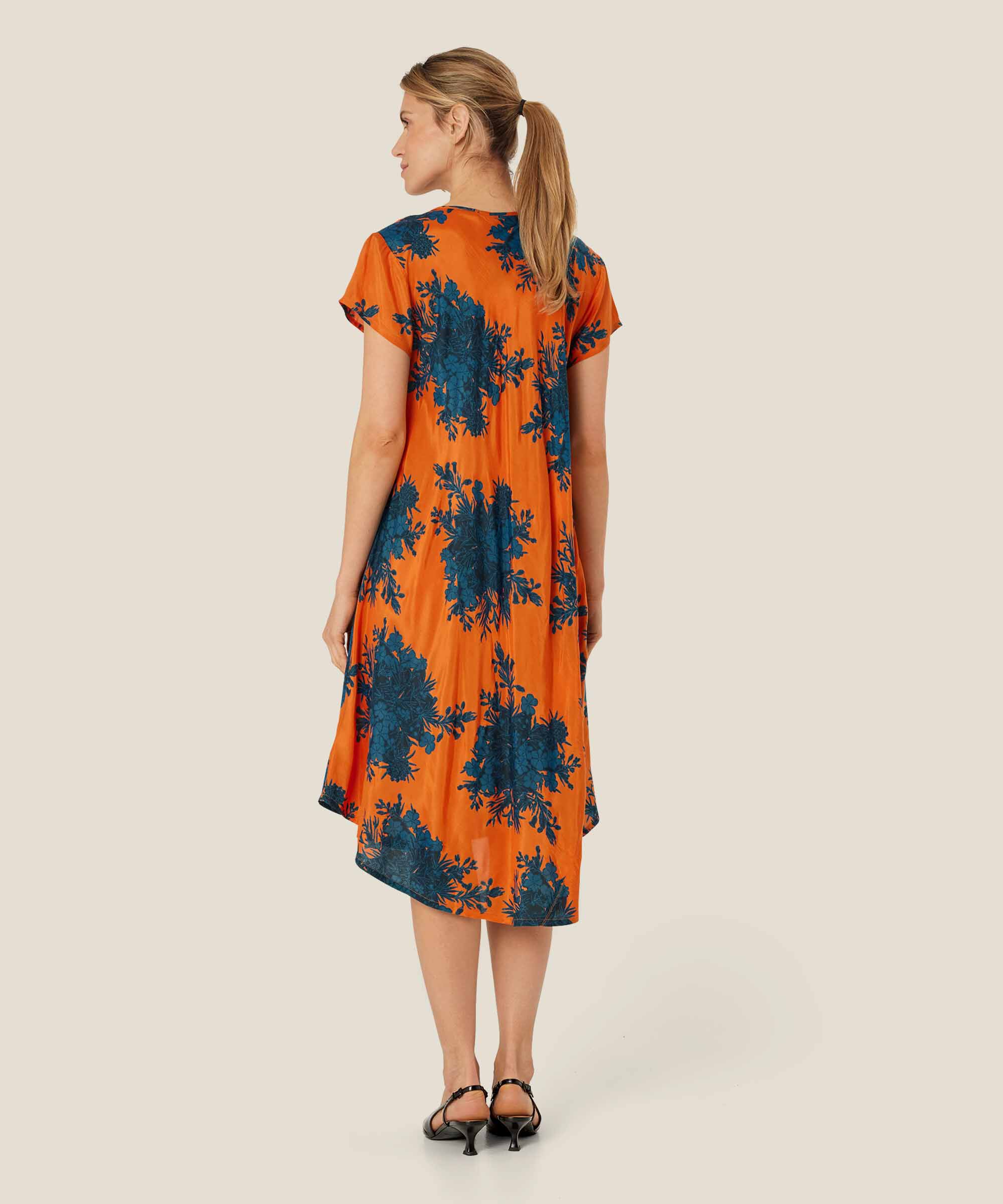 Nebili Dress, Russ Orange