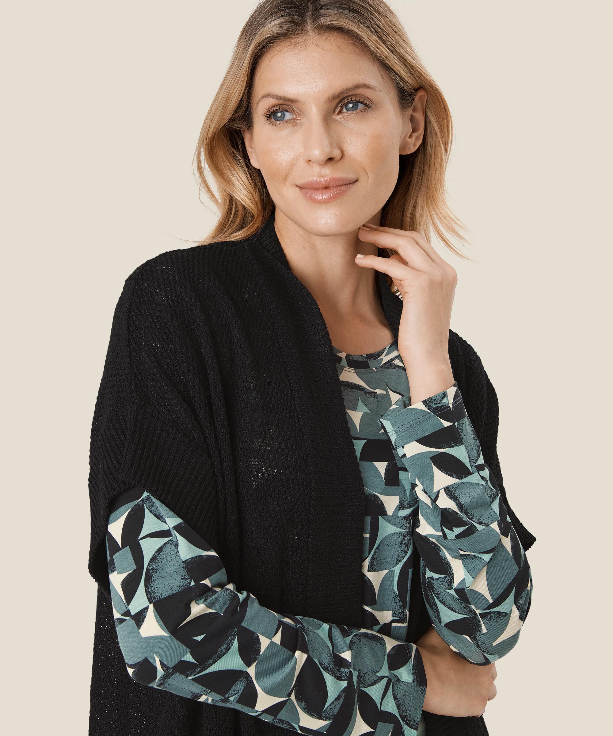 LARA CARDIGAN, Black