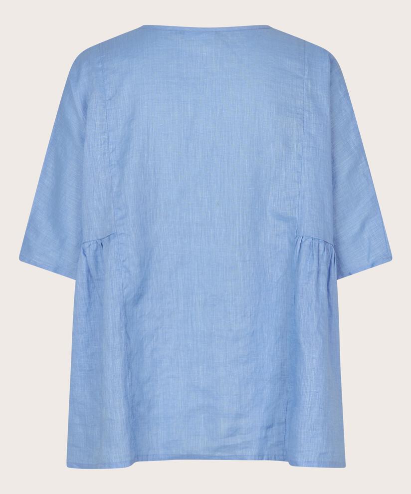 Blissea Blouse, Della Blue