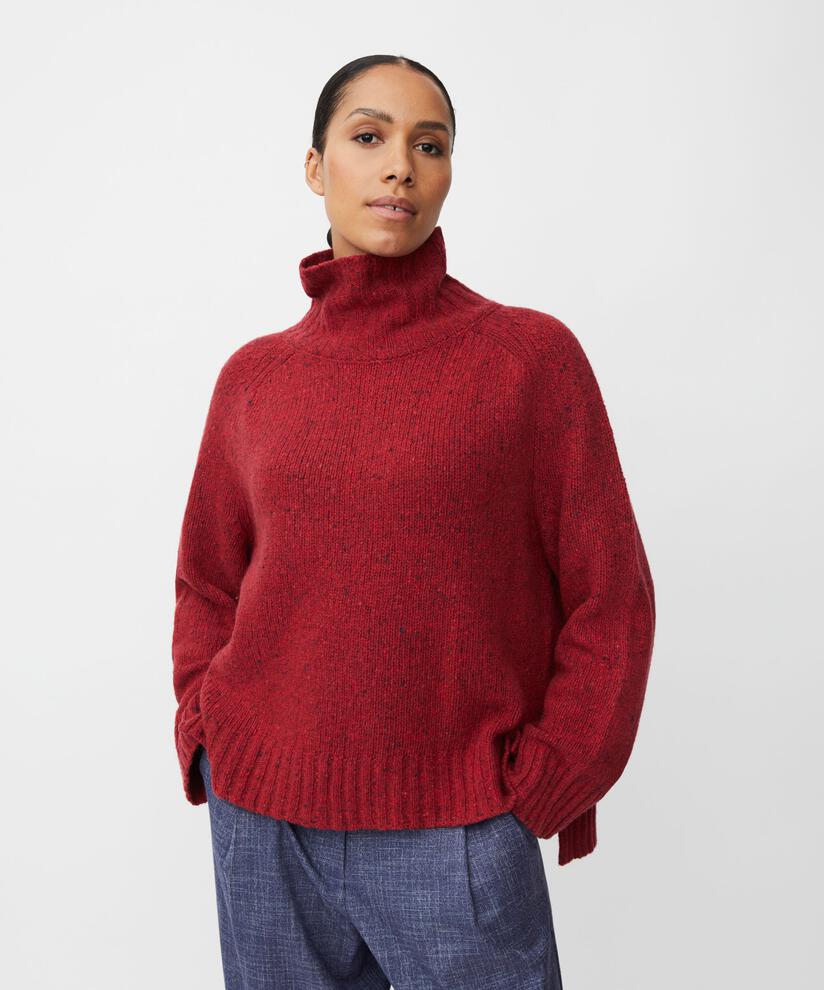 Fenoria Pullover, Red Dahlia