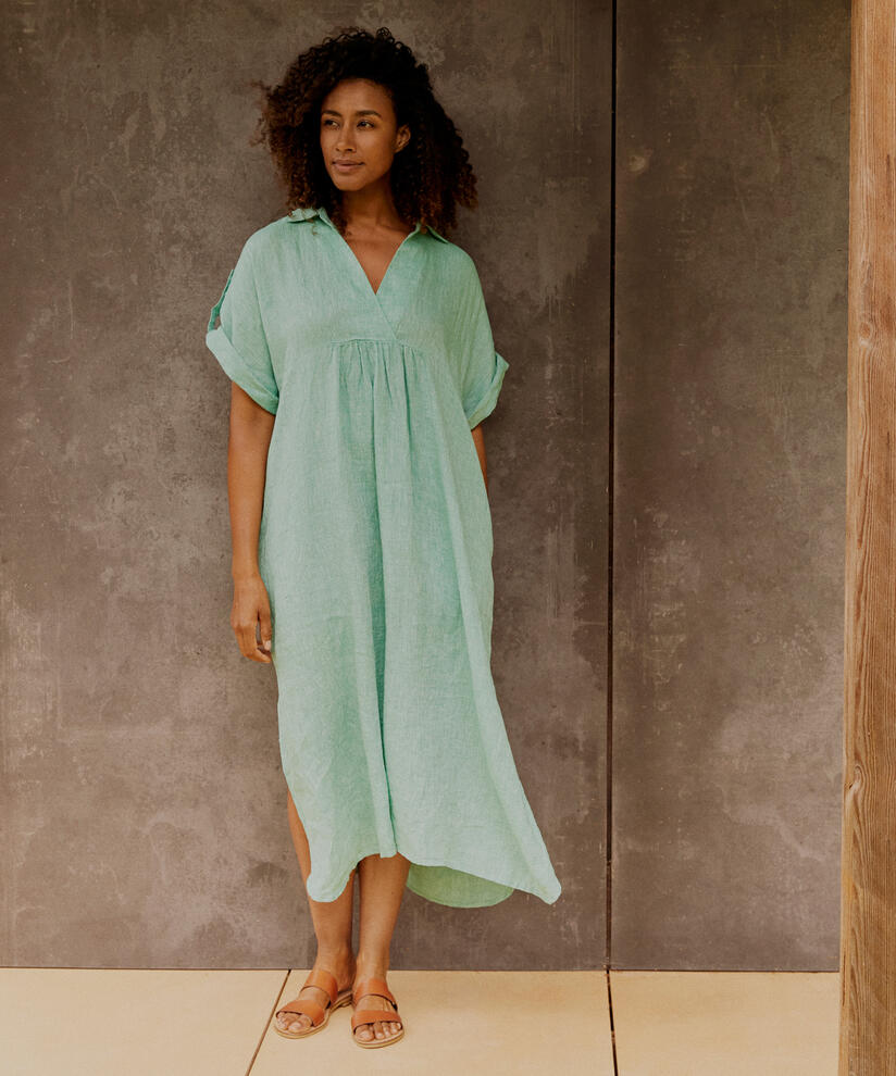 Orsola Dress, Green Spruce