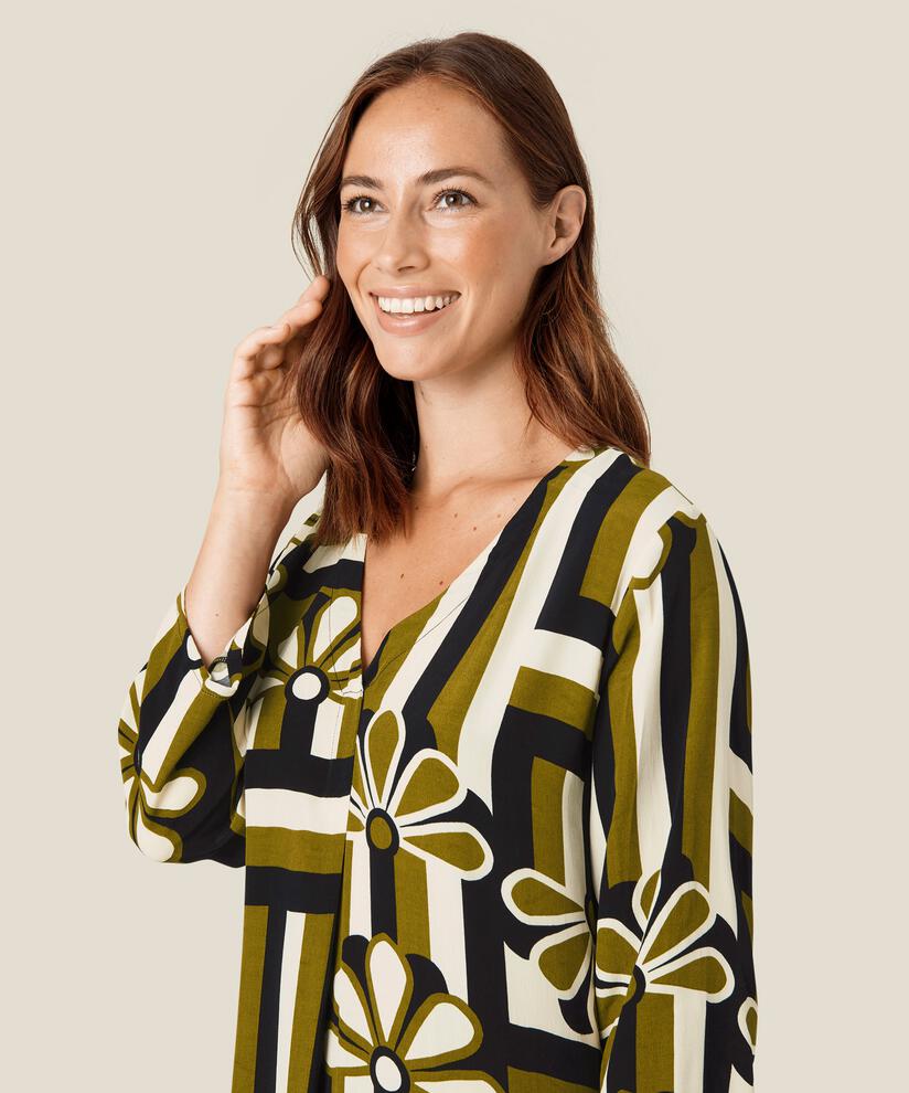 Nodetta Dress, Fir Green