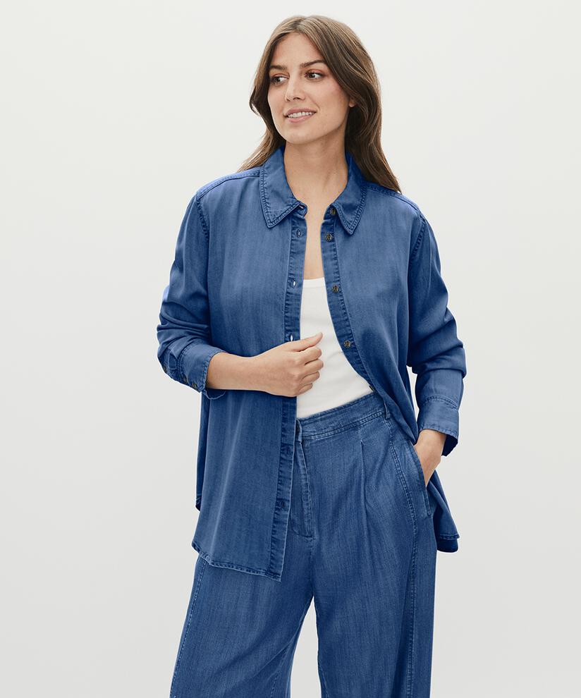 Punna Denim Trousers, Washed denim