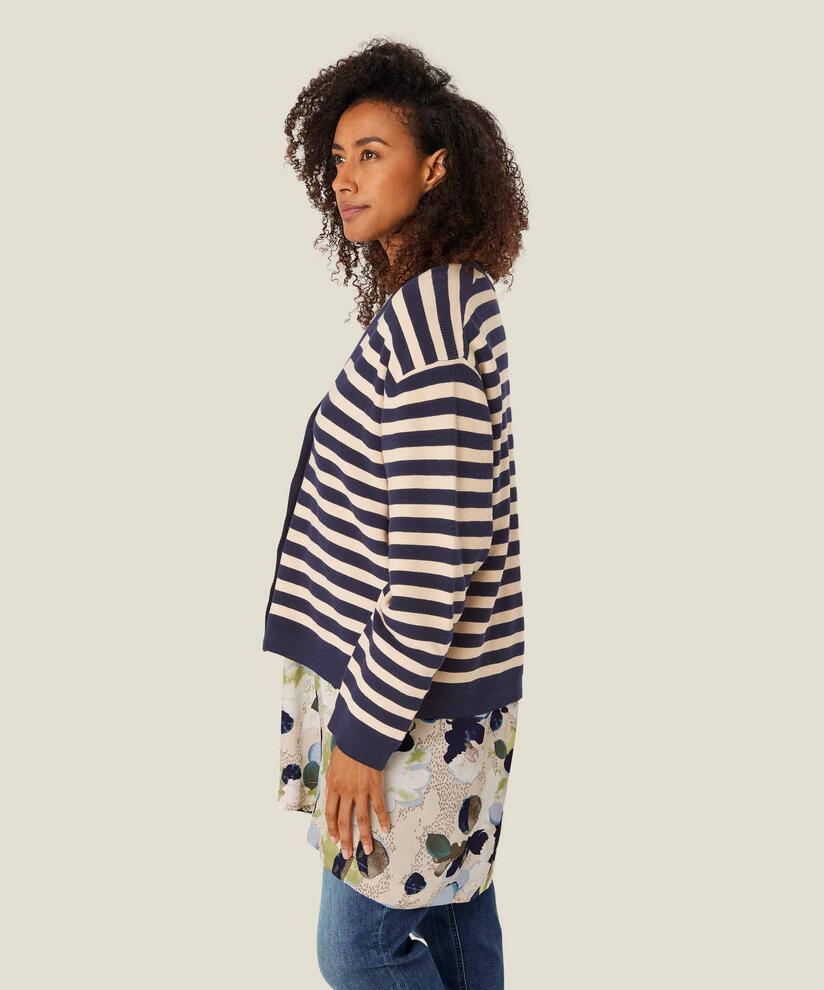 Lavender Cardigan, Maritime Blue