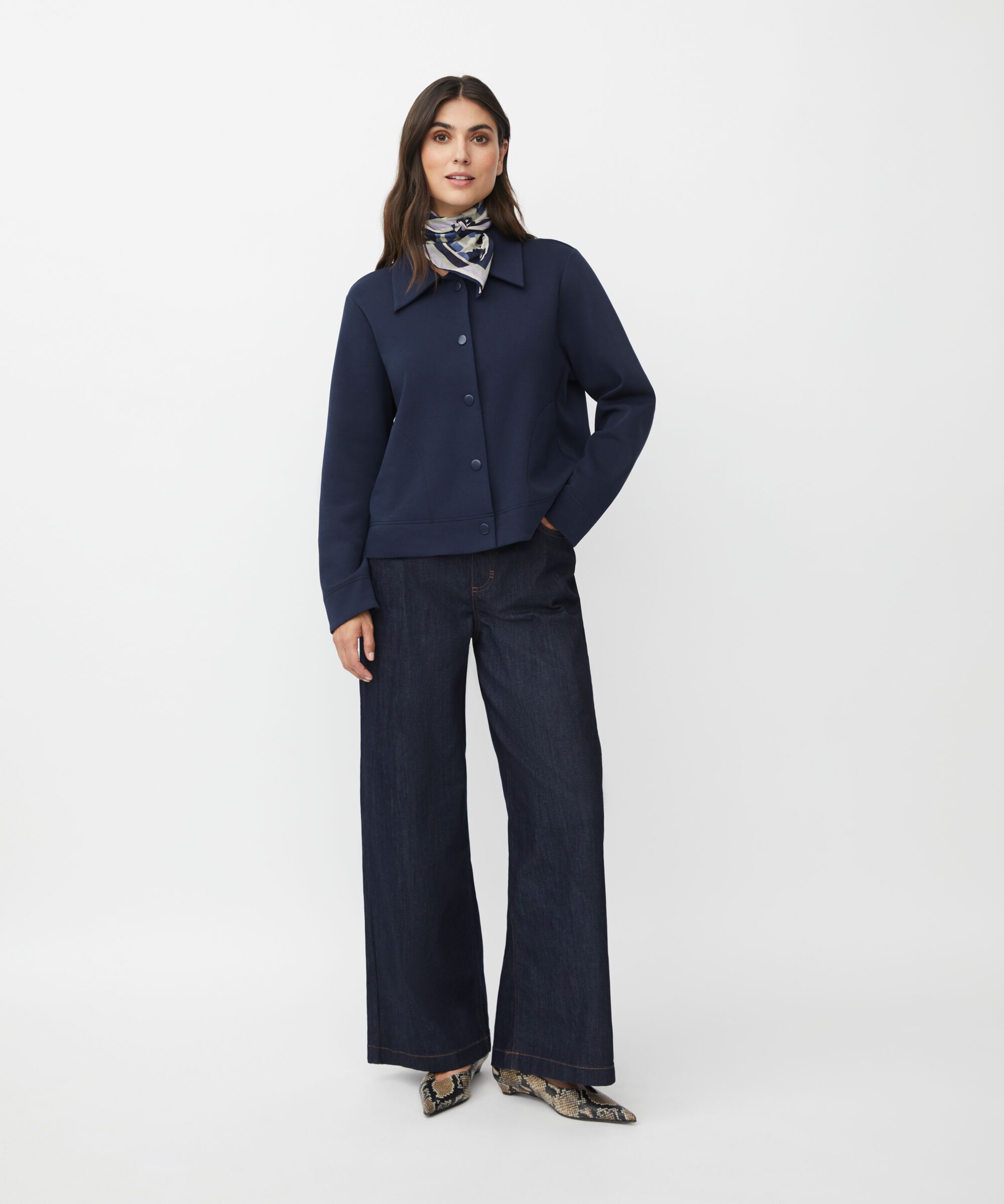 Justino JERSEY Jacket, Navy Blazer