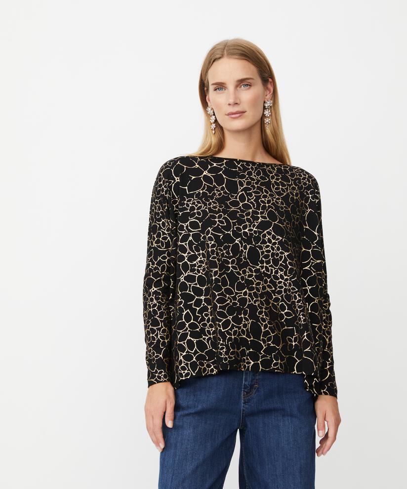 Barr JERSEY Top, Gold