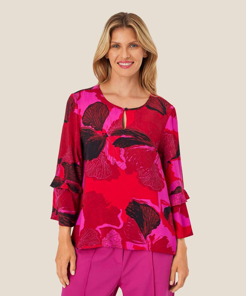 Bimelda Blouse, Haute Red