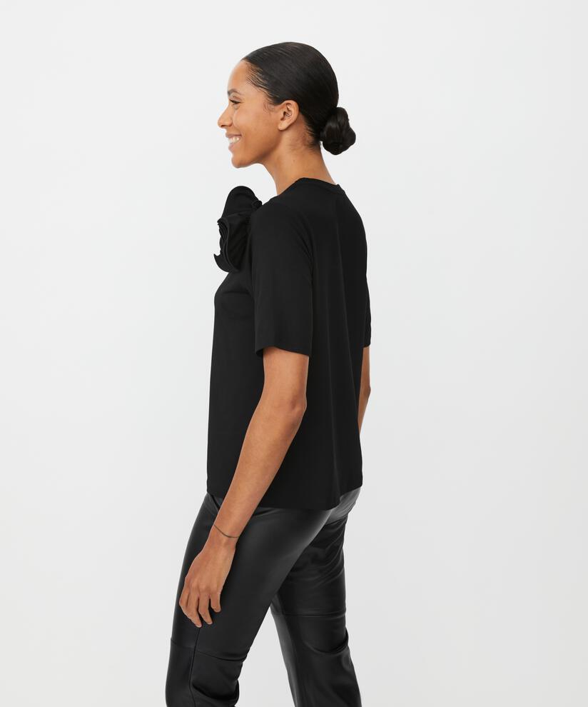 Davienne JERSEY Top, Black
