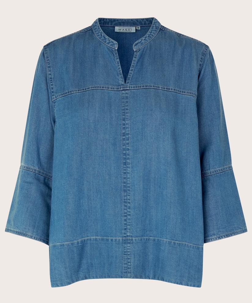 Deirdre Blouse, Light Denim