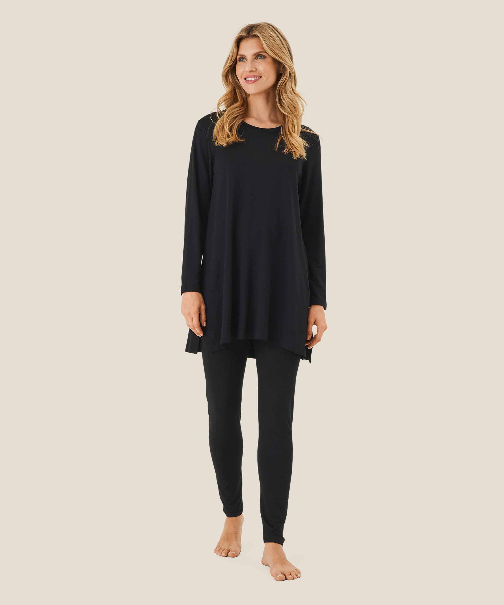 Glowie JERSEY Tunic, Black