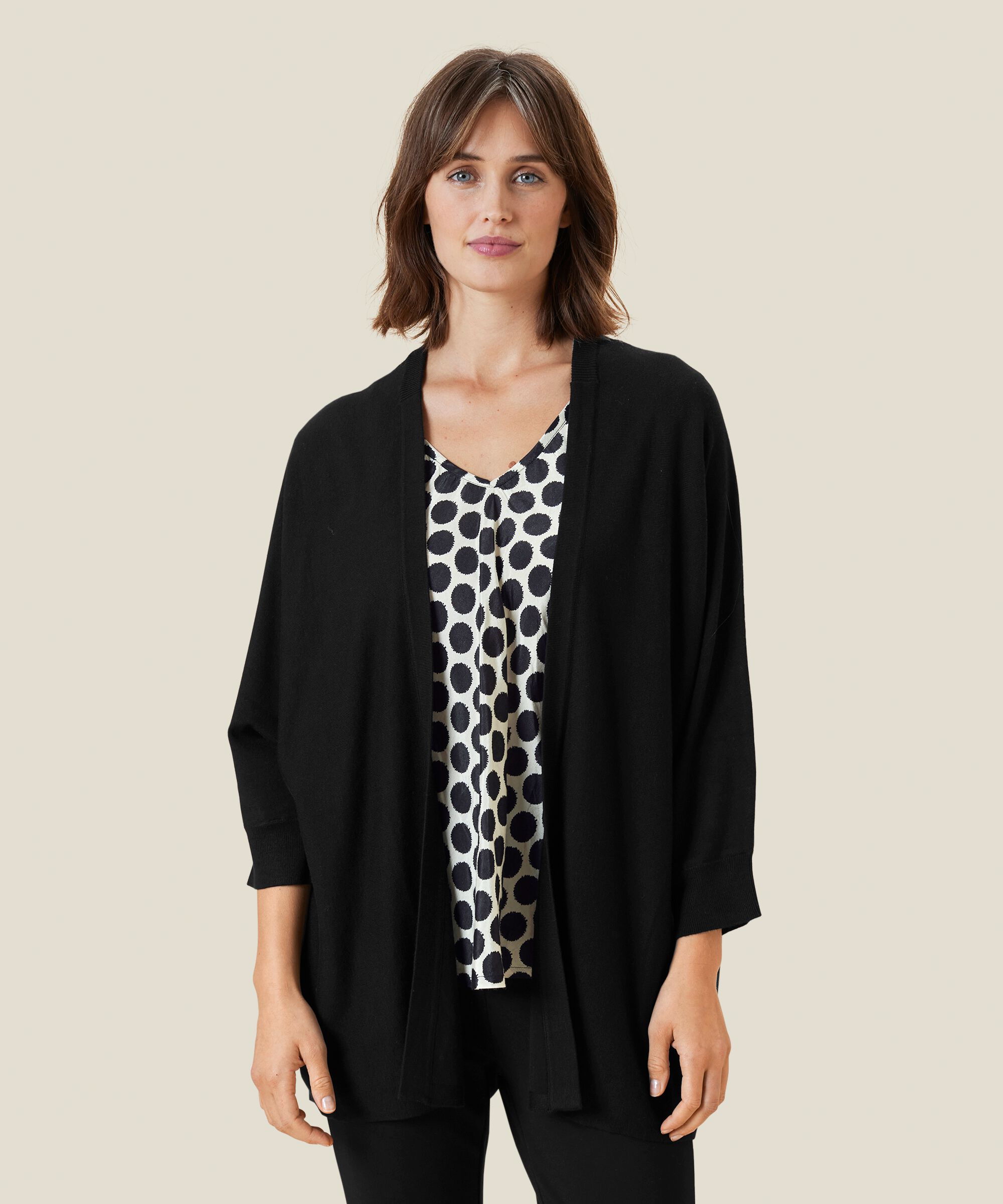 LIVIA CARDIGAN, Black