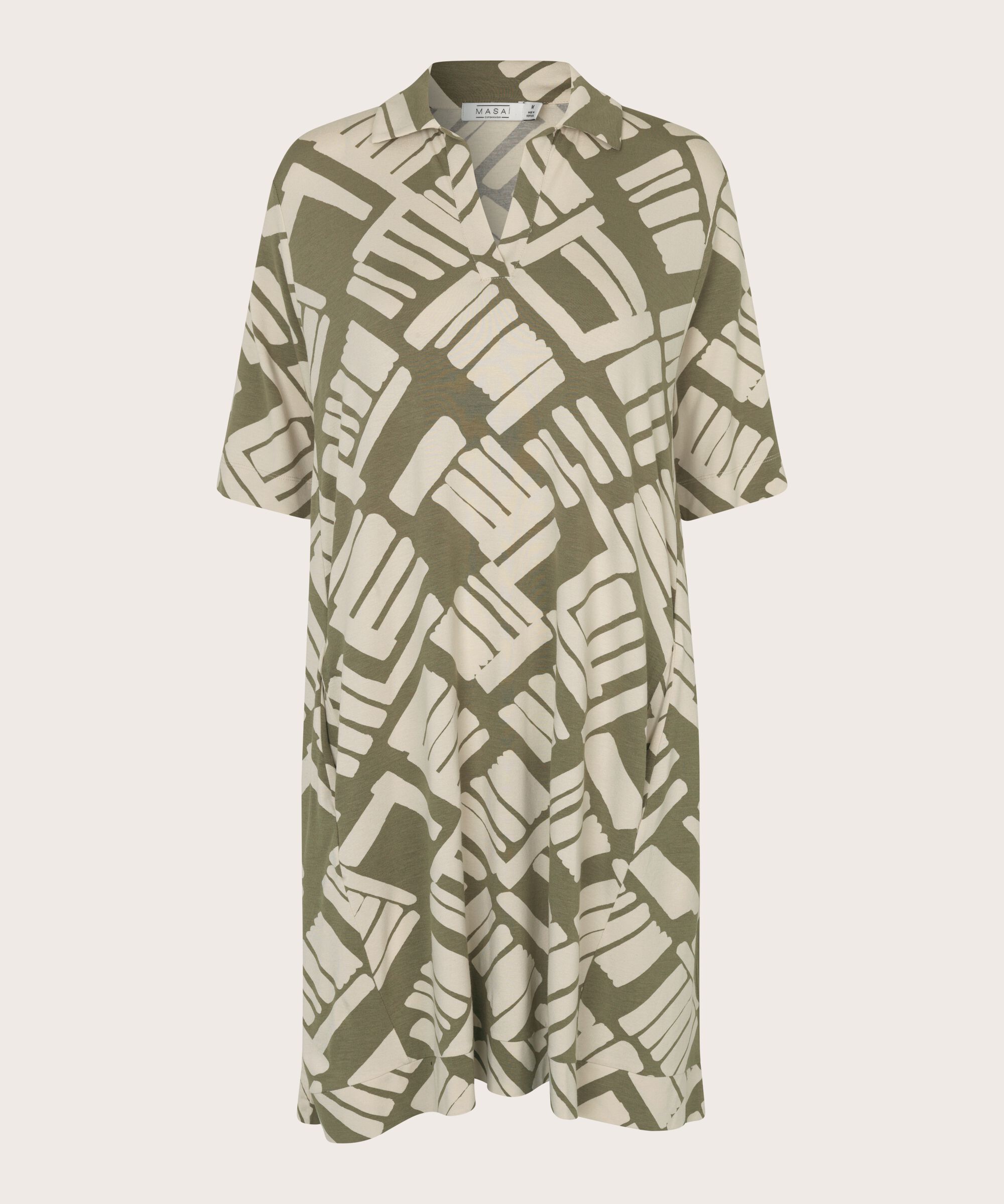 Gaiaba JERSEY Tunic, Dusky Green