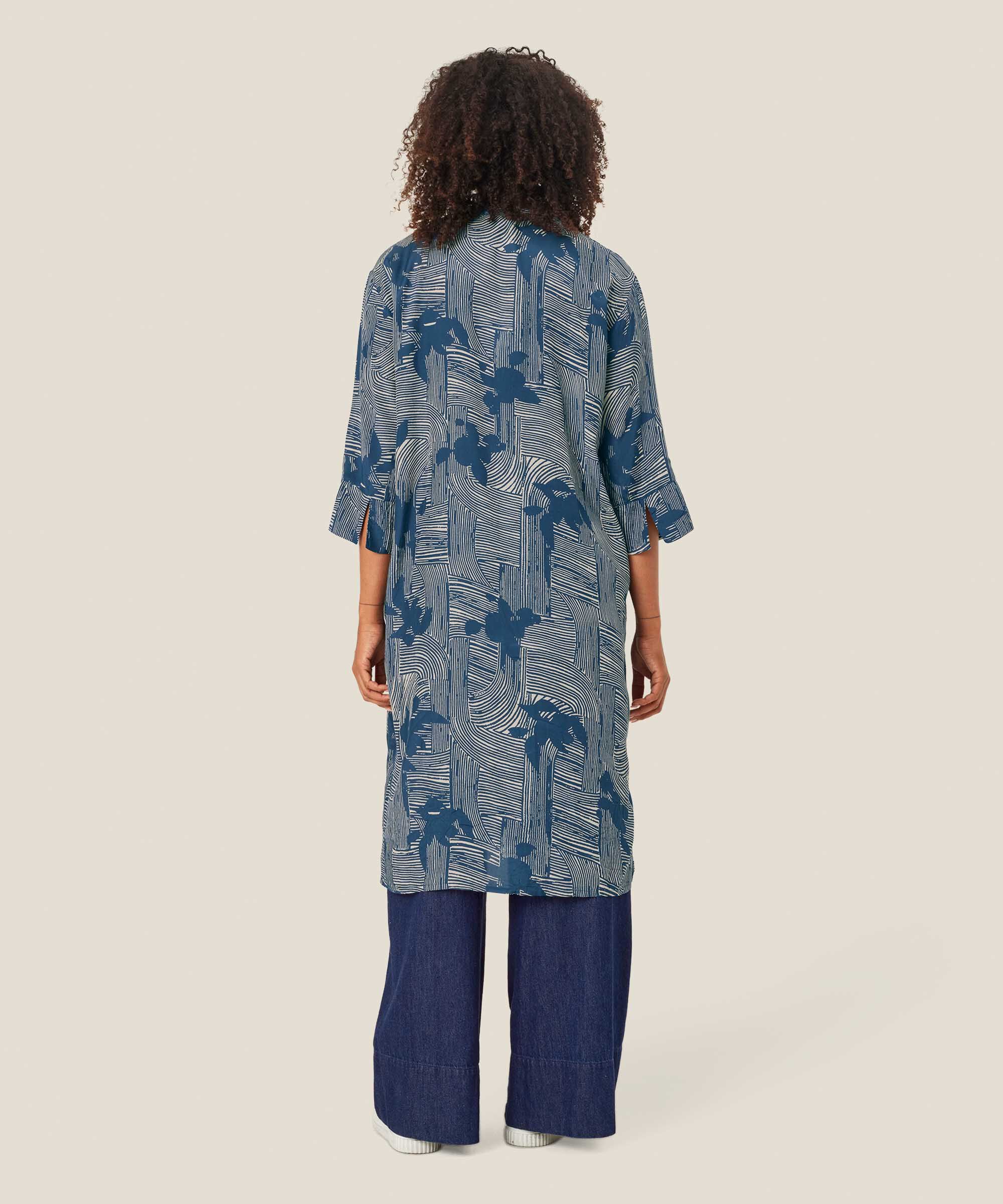 Nimes Shirt Dress, Sargasso Sea